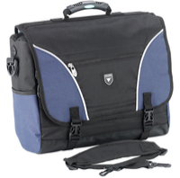 Falcon 17 inch Laptop Briefcase FI2593 Black/Navy