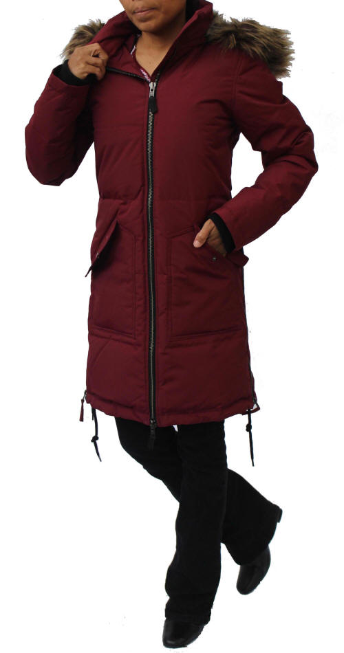 Minimum Ladies Amalia Down Parka | Red Rae