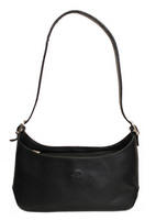 Tony Perotti Italian leather small shoulder handbag - TP-8162G/BLK - Black